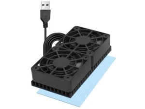 PANO-MOUNTS 40mmx2 Mini USB Radiator Fan Silent and Efficient 4010 Fan With - Afbeelding 1 van 5