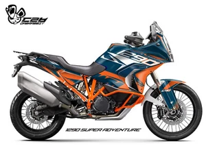 NEW Graphic kit for ktm 2021 new 1290 Super Adventure Graphic Decal Kit (SHK-WN) - Picture 1 of 10