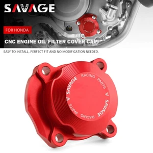 CNC Engine Oil Filter Cover Cap For HONDA CRF300L CRF 250L Rally CBR250R 300R - Picture 1 of 10