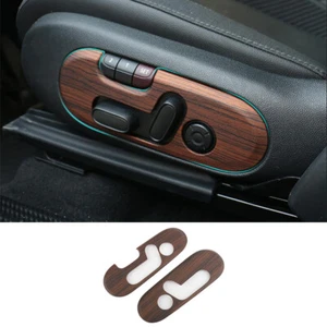 For Mini Cooper Countryman F60 Wood Grain Seat Adjustment Handle Panel Trim 2PCS - Bild 1 von 8