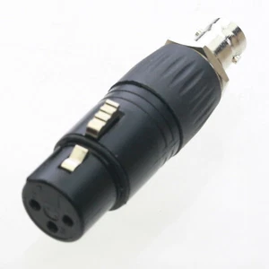 DIY Adapter 3-pin XLR Female to BNC jack connector for AV audio video HD-SDI - Picture 1 of 3