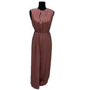 Mono ASTR The Label Satinado Twist Frontal Pierna Ancha En Malva Talla S AP7241 ¡Bonito! - Imagen 1 de 24