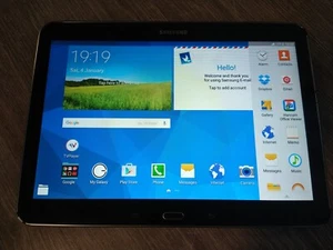 Samsung Galaxy Tab 4 SM-T535 Black Android Tablet *UNTESTED BATTERY* - Afbeelding 1 van 9