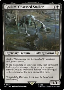 GOLLUM, OSSESSED STALKER mtg NM-M Racconti di Comandante della Terra di Mezzo Raro - Foto 1 di 1