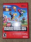 New Super Mario Bros. Wii PREOWNED MISSING MANUAL TESTED