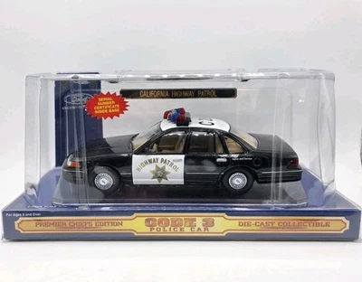 Code 3 California Highway Patrol Car Diecast Collectible With Patch New Vintage  - Image 1 of 4