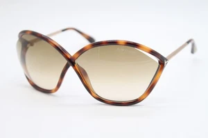 NEW TOM FORD TF 529 BELLA 53F HAVANA GOLD AUTHENTIC SUNGLASSES 71-05 - Picture 1 of 4