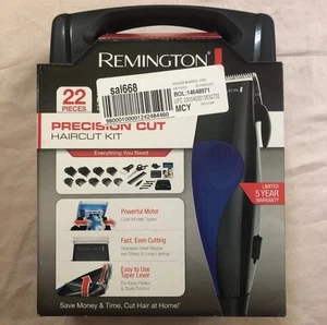 Remington Precision Cut Hair Clipper Kit 22 Piece Home Haircutting Kit - READ - Picture 1 of 8