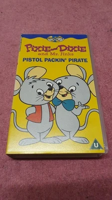 PIXIE AND DIXIE AND MR JINKS - PISTOL PACKIN' PIRATE - PAL - VHS - Hanna Barbera - Image 1 of 4