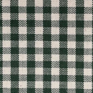 Tenda Arto Gingham a quadri tessuto cotone FOREST VERDE AVORIO tappezzeria cieca - Foto 1 di 6