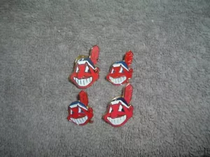 4 Cleveland Indians Lapel Pins Chief Wahoo LOT GUARDIANS MLB BASEBALL - Picture 1 of 1