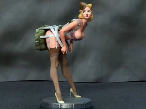 WWII Pinup | Exclusive3dPrints | Commission | Exotic | NSFW | Painted | - Bild 1 von 1