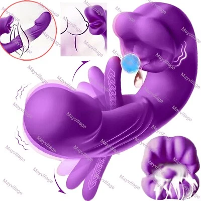 Flapping Tapping Vibrator Dildo G Spot Vibrator Clit Sucking Sex Toys for Women - Image 1 of 4