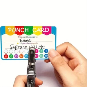 Children Reward Card Punch Cards Set of 50 Behavior Incentive Awards Kids Toy~ - Picture 1 of 9