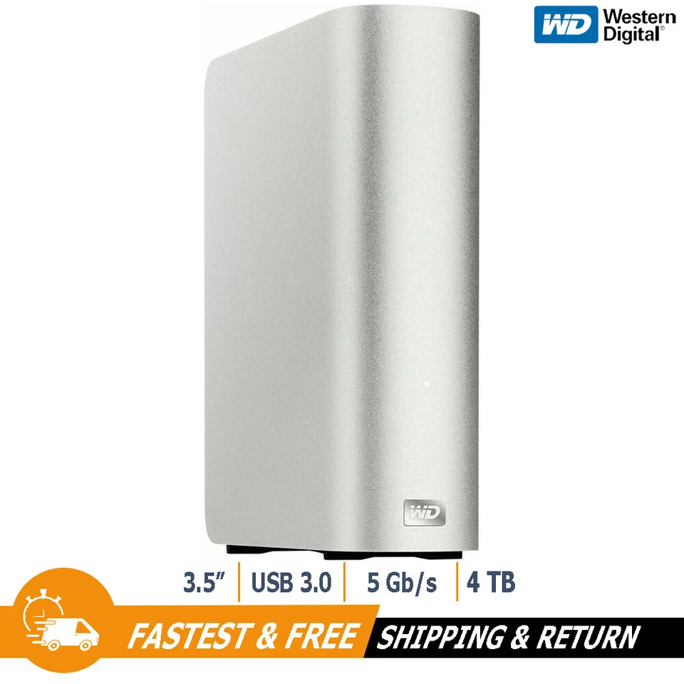 WD My Book Studio 4TB Desktop External Hard Drive HDD for PC, Mac WDBHML0040HAL - Image 1 of 4
