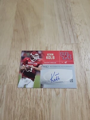 2007 SAGE Hit KEVIN KOLB Autograph #A44 Rookie Auto RC Houston - Image 1 of 4