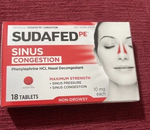 ๐ Sudafed PE Congestion Tablets ๐ Free shipping - Picture 1 of 3