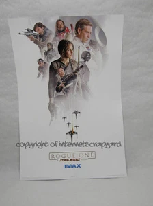 Original Star Wars Rogue One IMAX Week 3 Limited Edition Poster midnight special - Picture 1 of 8