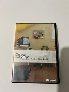 Microsoft Office Student and Teacher Edition 2003 Full Version w/ Product Key - Zdjęcie 1 z 2