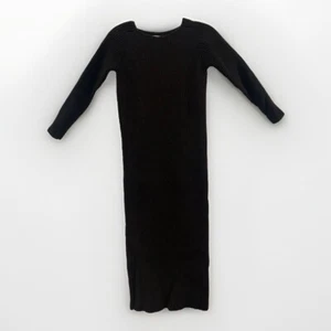 Margaret O'Leary Women's M/L Brown Wool Blend Sweater Knit Dress Long Sleeve - Picture 1 of 3