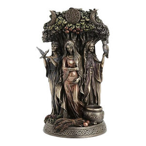 Danu Irische dreifache Göttin der Tuatha De Danann Bronze Fertig Statue