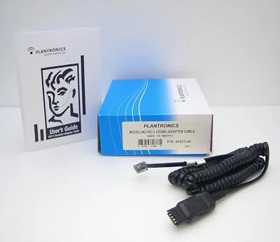 Plantronics HIC-1 CE2001 QD Cable 49323-44 for HW series Headset to Avaya Phones - Image 1 of 3