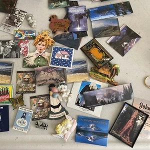 Vintage Magnet Lot of Kitchen Fridge Magnets Souvenir Novelty Kitsch - Picture 1 of 13
