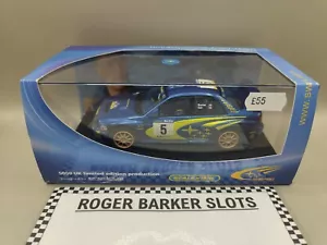 Scalextric C2341A Subaru Impreza WRC Works Blue #5 1:32 Scale Slot Car - Picture 1 of 9