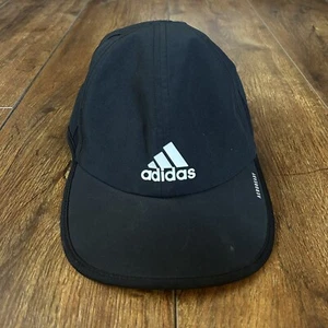 Adidas Aeroready schwarz leicht verstellbarer Riemen hinten Laufkappe Mütze - Bild 1 von 10