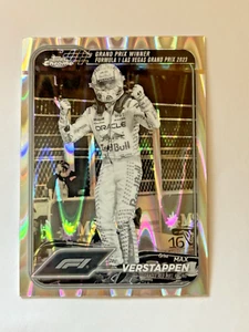 2024 Topps Chrome Formula 1 Black & White Refractor Max Verstappen #145 Red Bull - Picture 1 of 2