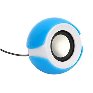 USB Mini Lautsprecher Computer PC Stereo USB Powered Kunststoff Desktop Exte NTS - Afbeelding 1 van 22