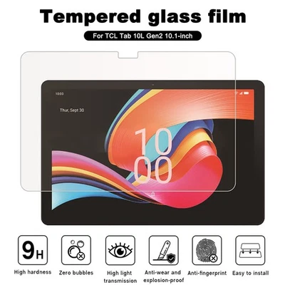 2X For TCL TAB 10L Gen2 10.1" Tablet Shockproof Tempered Glass Screen Protector - Image 1 of 4