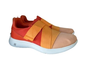 NEW FLX RENEW STRAP ORANGE SPORT SHOES sz 8 WIDE - Picture 1 of 11