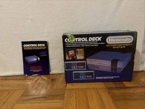 OEM Nintendo Entertainment System NES Control Deck SOLO CAJA Y MANUAL - Imagen 1 de 16