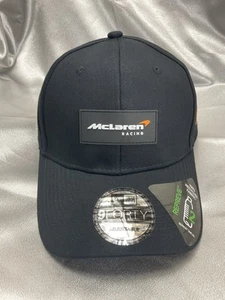 Adjustable McLaren Racing Cap In Solid Black Brand New With 9Forty Stickers On - Picture 1 of 5