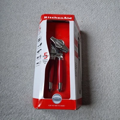 KitchenAid 5 Piece Gadget Set Can Opener Spatula Peeler Ice Cream Scoop Whisk - Image 1 of 4