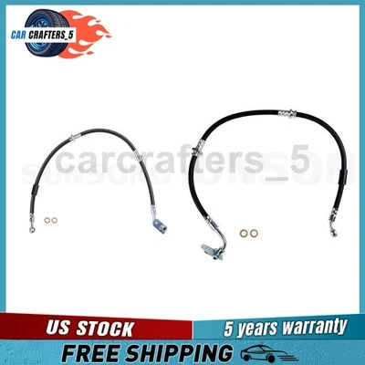 Manguera hidráulica de freno delantera izquierda y derecha para 99-05 Suzuki Grand Vitara 2,5 L Foto 1 de 4