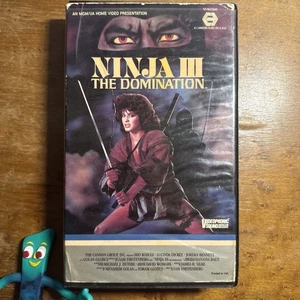 Ninja III 3 - The Domination. VHS Big Book Box. MGM/UA Rare Cannon Hi-fi Stereo. - Picture 1 of 5