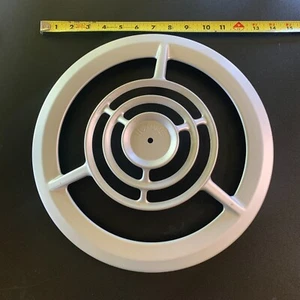 1960’s Style NuTone Exhaust Fan Silver Metal Cover/Grill 13.5" Diameter Broan - Picture 1 of 5