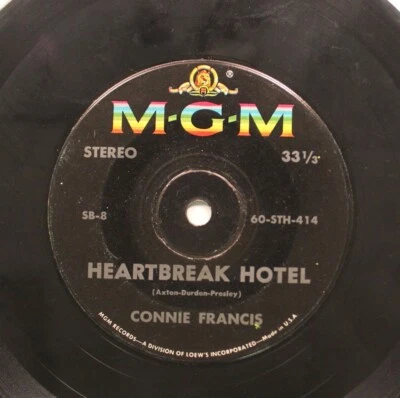 50'S Compact 33 45 Connie Francis - Heartbreak Hotel / There'S No Tomorrow On Mg - Image 1 of 2