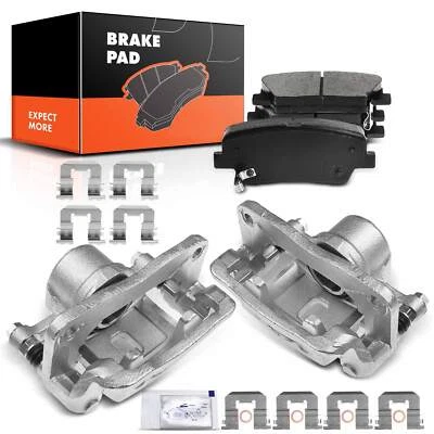 6x Pinzas de freno traseras y pastillas de freno de cerámica para Hyundai Genesis Coupe 2010-2016 Foto 1 de 4