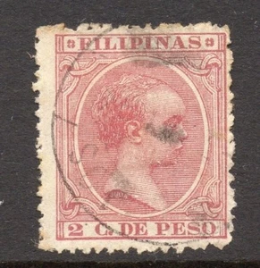 Philippines 1890s Classic Alfonso Used Value 2c. 182452 - Picture 1 of 1
