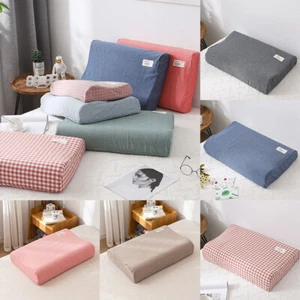 Funda de almohada de látex de algodón funda de almohada de espuma viscoelástica funda de almohada contorno 2025 - Imagen 1 de 21