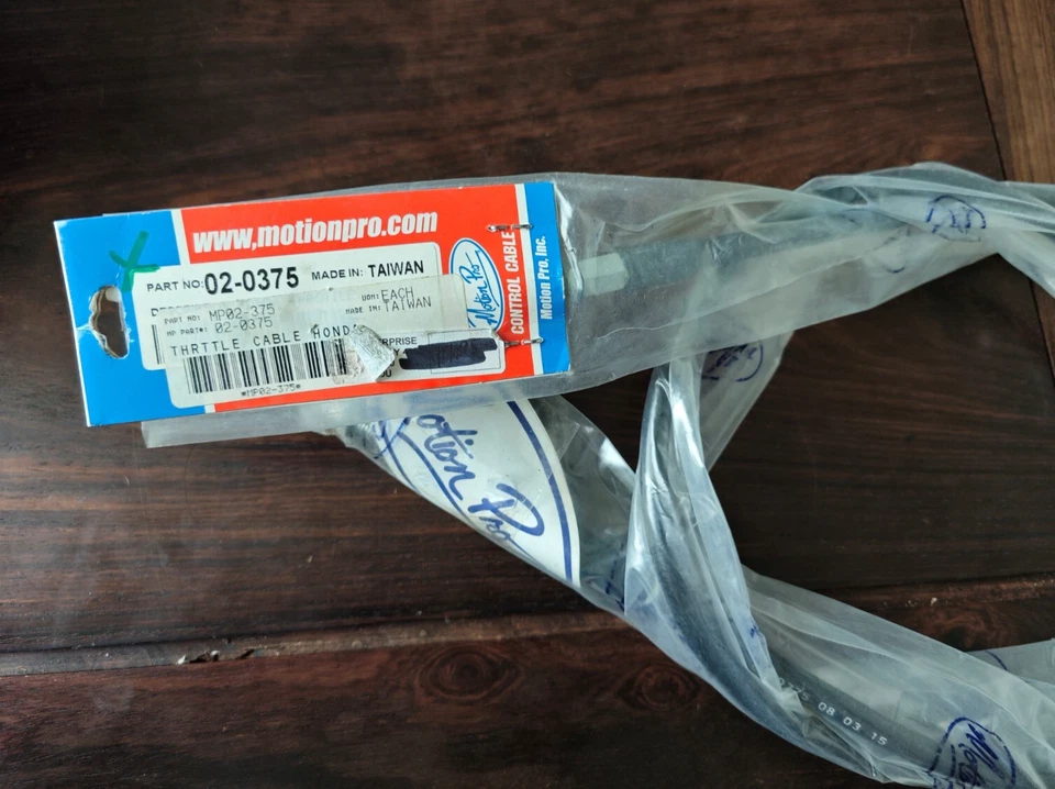 Throttle Cable for Honda Foreman Rancher Rincon 350 400 650 Motion Pro 02-0375 - Image 1 of 1