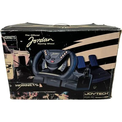 Joytech Official Jordan Dreamcast Wheel and Pedals in Original Box Complete -NEW - Image 1 of 4