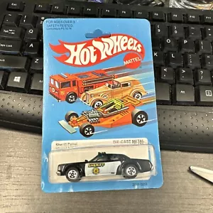 Mattel Hot Wheels 1977 #2019 SHERIFF PATROL Nu in Near Mint BubblePack MALAYSIA - Picture 1 of 10