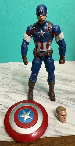 Captain America Marvel Legends Action Figure Thanos BAF Wave 2011 Cover