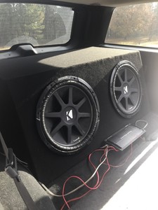 two 15 inch subs