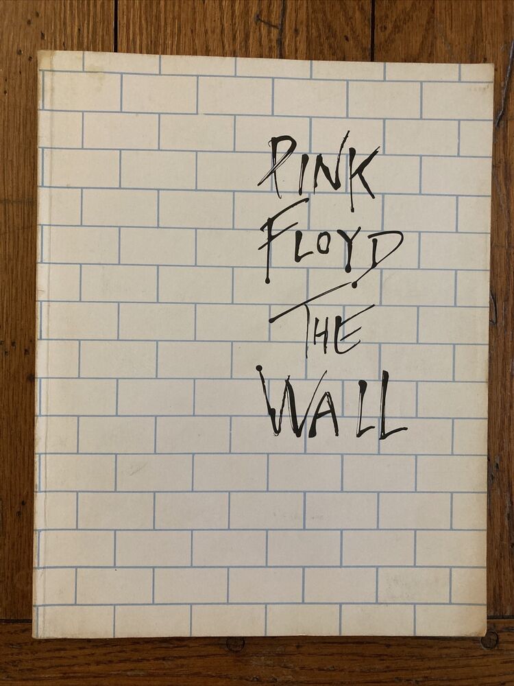 Vintage Pink Floyd The Wall Sheet Music Guitar Tab Book Roger Waters ￼Concert
