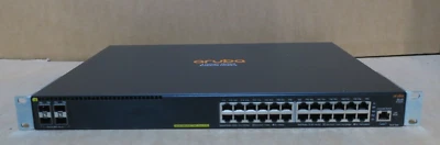 Aruba 2540 24x Base-T RJ45 1GbE PoE+ 4x 1/10GbE SFP+ Uplinks Port Switch JL356A - Image 1 of 4